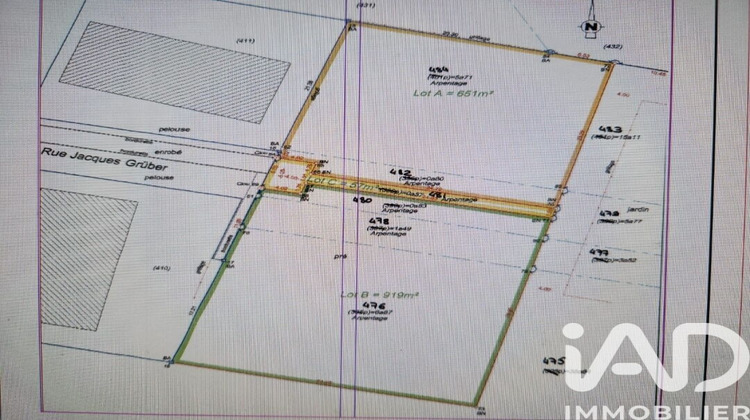 Ma-Cabane - Vente Terrain Belleville, 651 m²