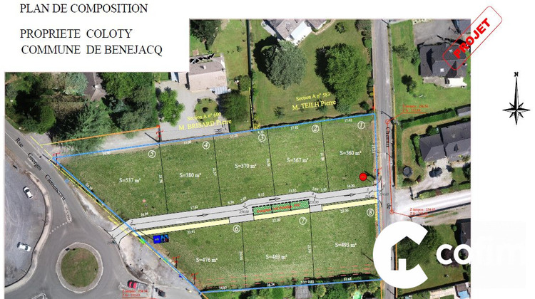 Ma-Cabane - Vente Terrain Bénéjacq, 493 m²