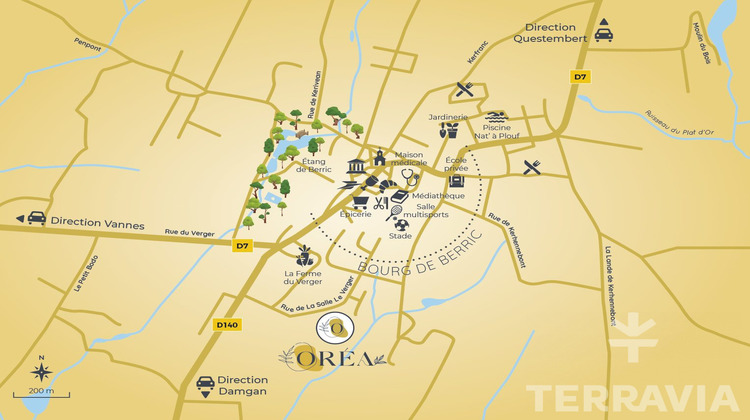 Ma-Cabane - Vente Terrain Berric, 402 m²