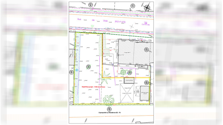 Ma-Cabane - Vente Terrain BESANCON, 1160 m²