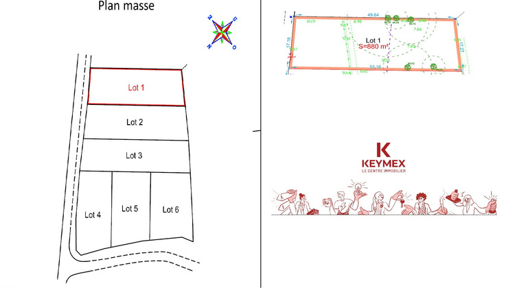 Ma-Cabane - Vente Terrain BESNE, 880 m²