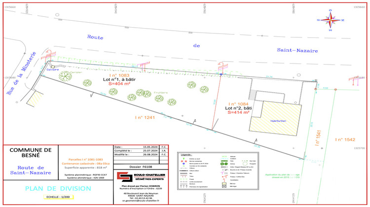 Ma-Cabane - Vente Terrain Besné, 404 m²
