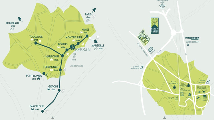 Ma-Cabane - Vente Terrain BESSAN, 247 m²