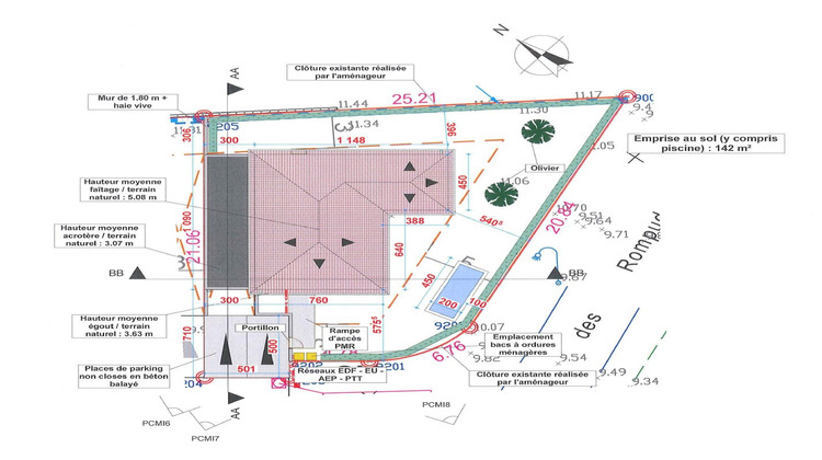 Ma-Cabane - Vente Terrain BESSAN, 405 m²