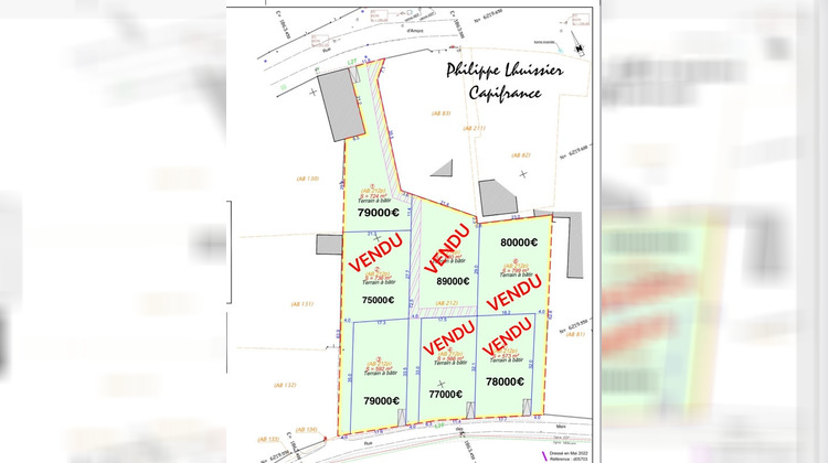 Ma-Cabane - Vente Terrain BESSEY LES CITEAUX, 592 m²