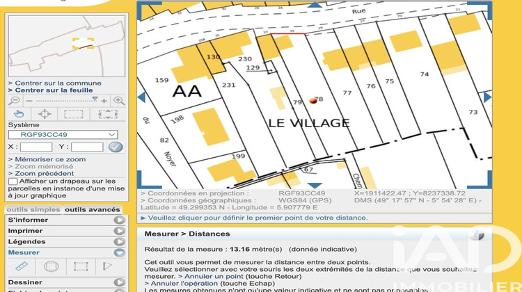 Ma-Cabane - Vente Terrain Bettainvillers, 778 m²