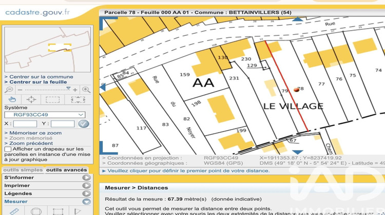Ma-Cabane - Vente Terrain Bettainvillers, 778 m²