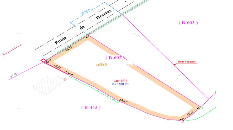 Ma-Cabane - Vente Terrain Beussent, 1500 m²