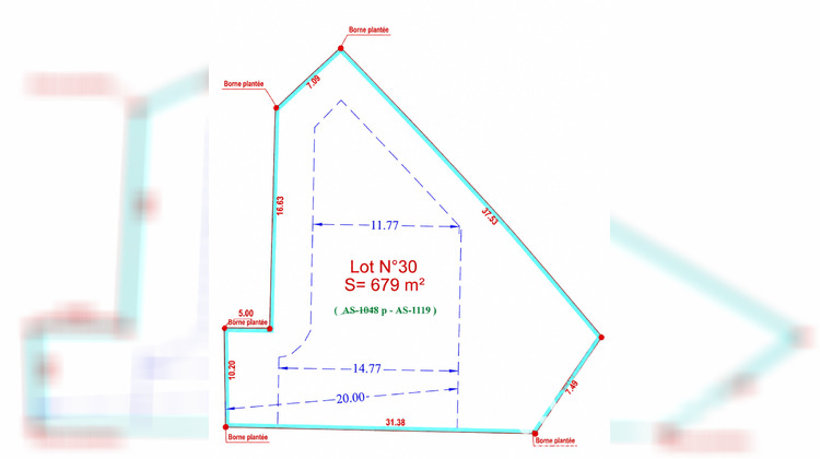 Ma-Cabane - Vente Terrain Beuvry, 679 m²