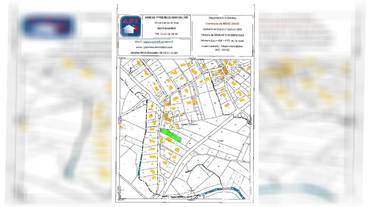 Ma-Cabane - Vente Terrain BEZAC, 1315 m²