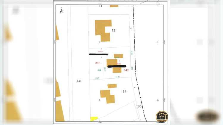Ma-Cabane - Vente Terrain Béziers, 568 m²