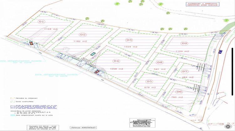 Ma-Cabane - Vente Terrain Beziers, 1058 m²