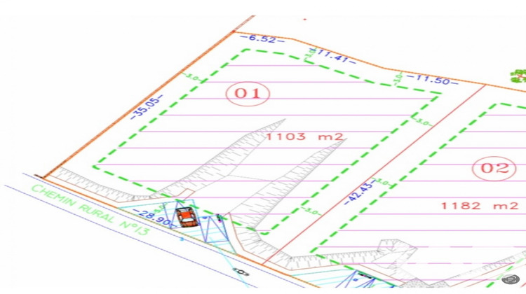 Ma-Cabane - Vente Terrain Beziers, 1103 m²