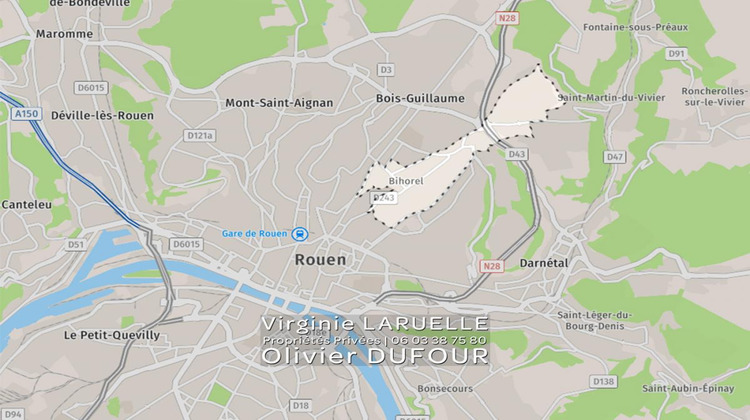 Ma-Cabane - Vente Terrain BIHOREL, 2100 m²