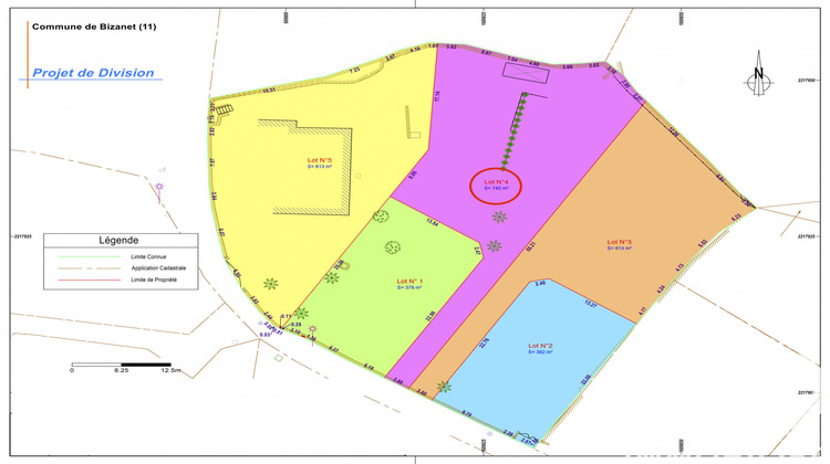 Ma-Cabane - Vente Terrain Bizanet, 740 m²