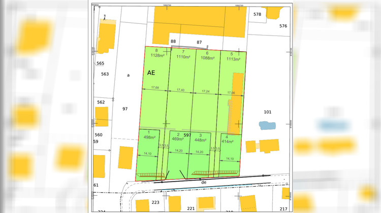 Ma-Cabane - Vente Terrain BLAINVILLE-SUR-L'EAU, 500 m²