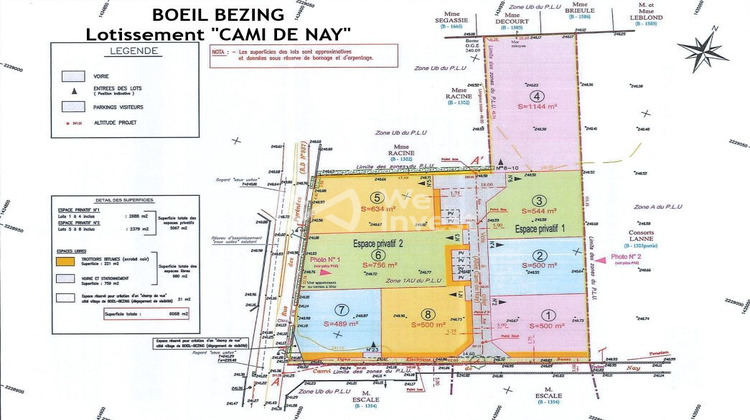 Ma-Cabane - Vente Terrain Boeil-Bezing, 1144 m²