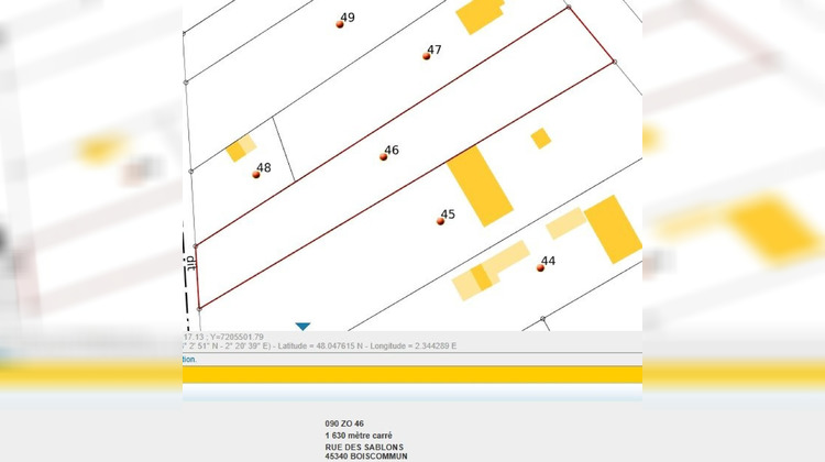 Ma-Cabane - Vente Terrain Boiscommun, 1630 m²