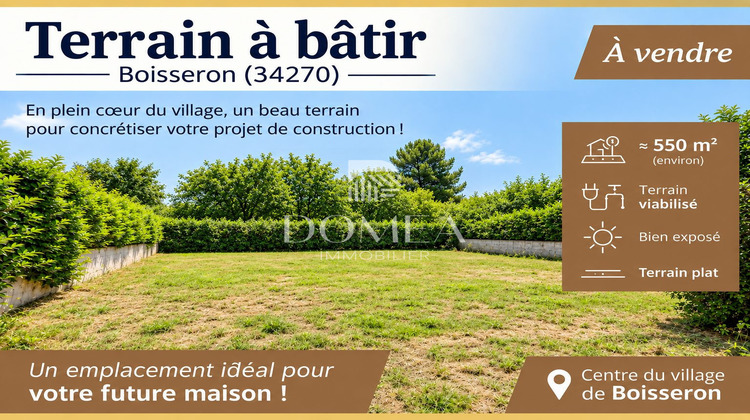 Ma-Cabane - Vente Terrain Boisseron, 550 m²