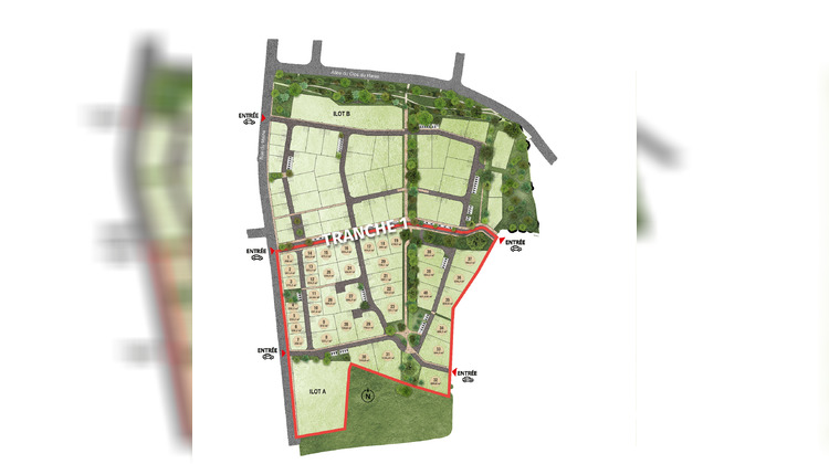 Ma-Cabane - Vente Terrain Bonchamp-Lès-Laval, 547 m²