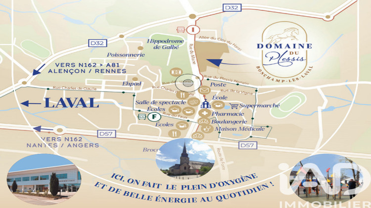 Ma-Cabane - Vente Terrain Bonchamp-Lès-Laval, 250 m²