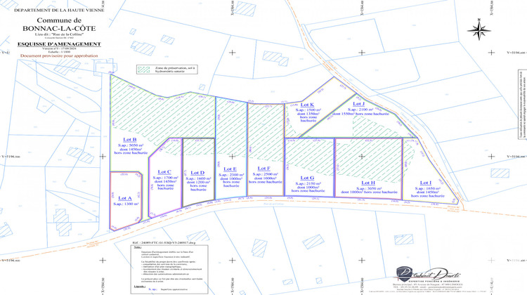 Ma-Cabane - Vente Terrain Bonnac-la-Côte, 2150 m²