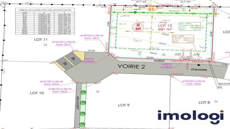 Ma-Cabane - Vente Terrain Bonnay, 681 m²