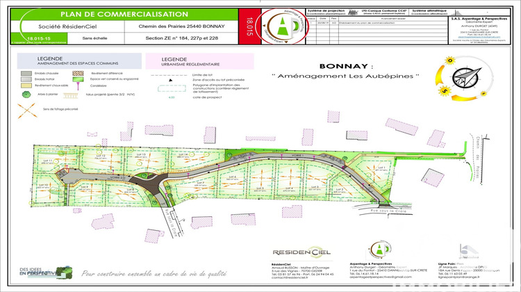 Ma-Cabane - Vente Terrain Bonnay, 681 m²