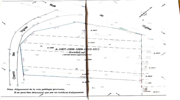 Ma-Cabane - Vente Terrain Bonvillers, 1473 m²