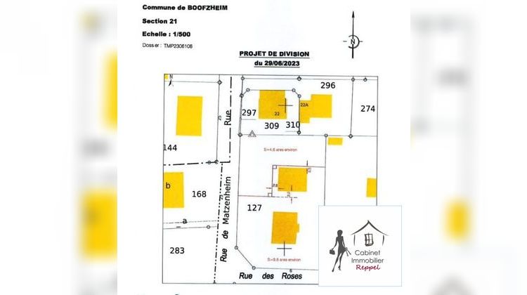 Ma-Cabane - Vente Terrain Boofzheim, 460 m²