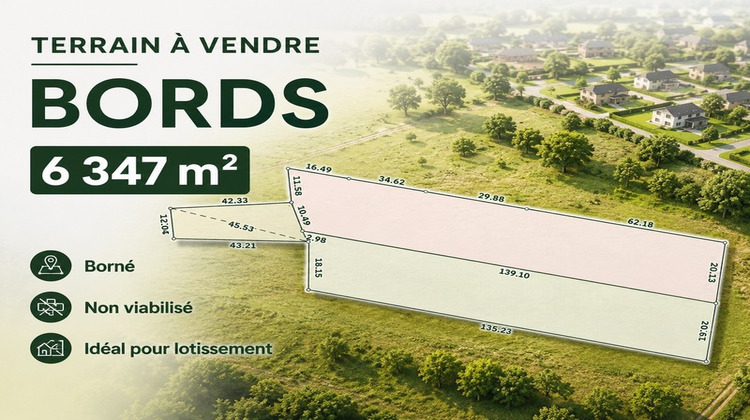 Ma-Cabane - Vente Terrain BORDS, 6347 m²