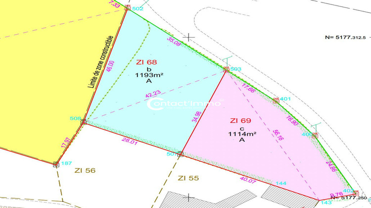 Ma-Cabane - Vente Terrain Bort-l'Étang, 1114 m²