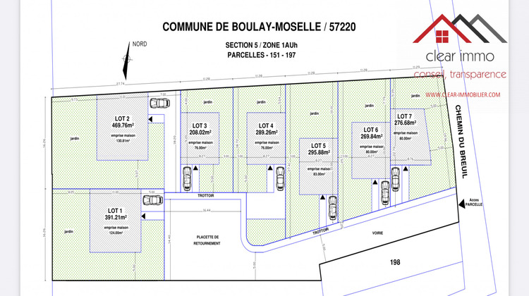 Ma-Cabane - Vente Terrain Boulay-Moselle, 3000 m²