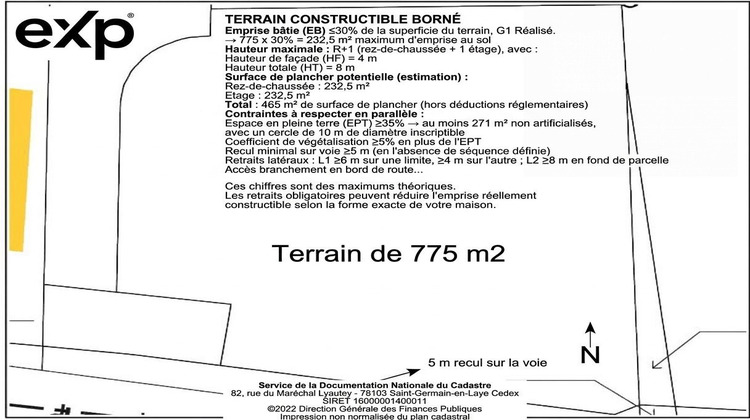 Ma-Cabane - Vente Terrain Bouliac, 775 m²