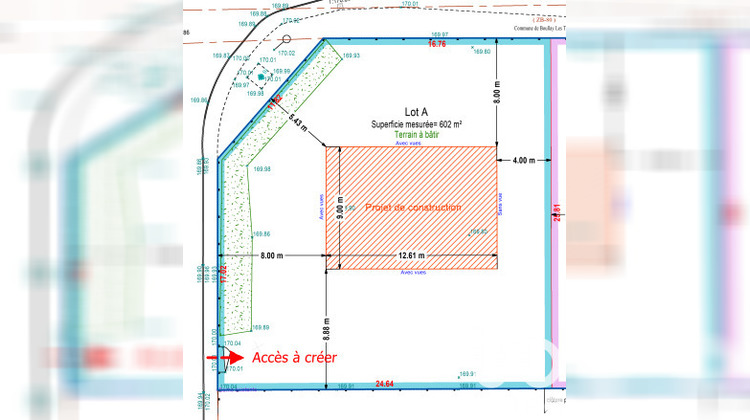Ma-Cabane - Vente Terrain Boullay-les-Troux, 602 m²
