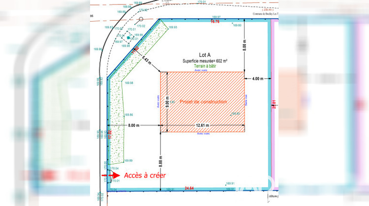 Ma-Cabane - Vente Terrain Boullay-les-Troux, 602 m²