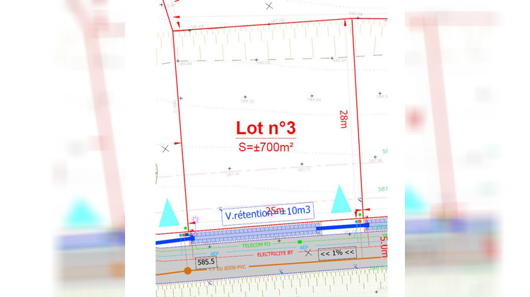 Ma-Cabane - Vente Terrain BOURG ARGENTAL, 700 m²