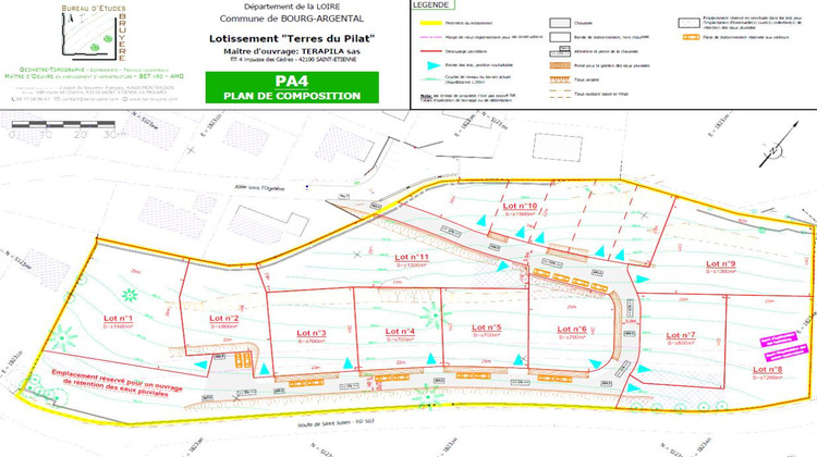Ma-Cabane - Vente Terrain BOURG ARGENTAL, 700 m²