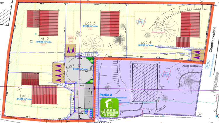 Ma-Cabane - Vente Terrain BOURGOIN-JALLIEU, 582 m²