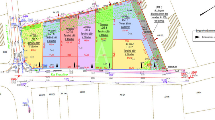 Ma-Cabane - Vente Terrain BREM-SUR-MER, 512 m²