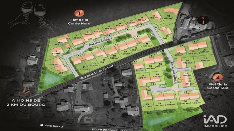Ma-Cabane - Vente Terrain Brem-sur-Mer, 451 m²