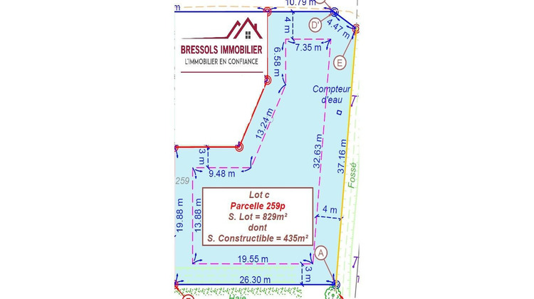 Ma-Cabane - Vente Terrain Bressols, 829 m²