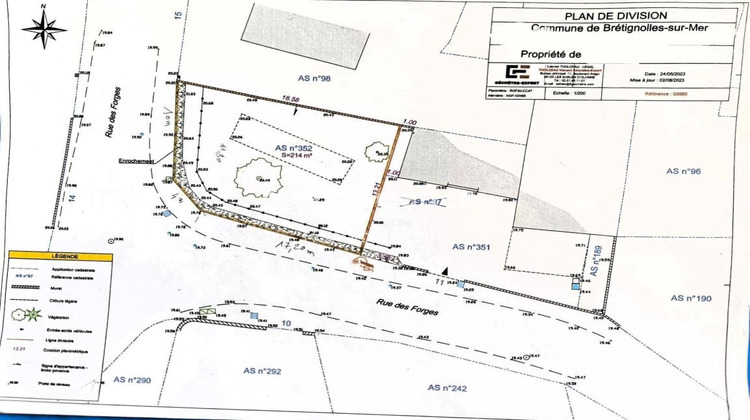 Ma-Cabane - Vente Terrain BRETIGNOLLES SUR MER, 214 m²