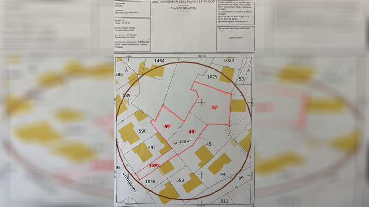 Ma-Cabane - Vente Terrain Bretignolles-sur-Mer, 1398 m²