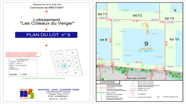 Ma-Cabane - Vente Terrain Bretigny, 664 m²
