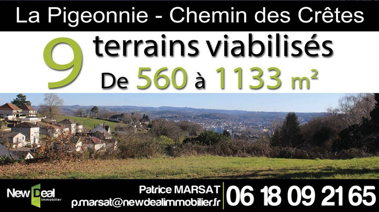 Ma-Cabane - Vente Terrain BRIVE LA GAILLARDE, 1005 m²
