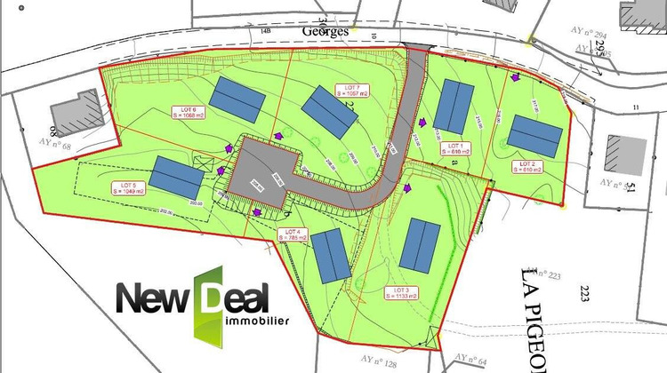 Ma-Cabane - Vente Terrain BRIVE LA GAILLARDE, 1005 m²