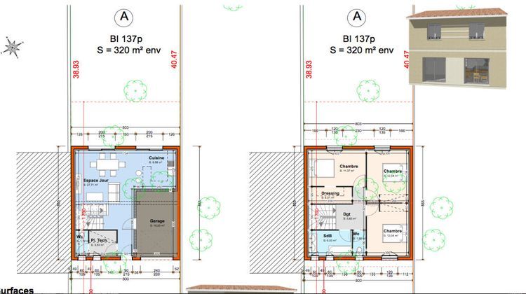 Ma-Cabane - Vente Terrain BRUGES, 323 m²