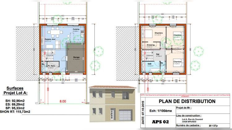 Ma-Cabane - Vente Terrain BRUGES, 323 m²