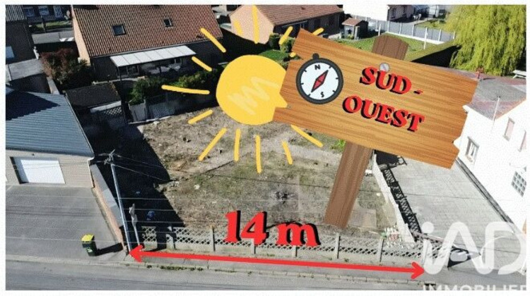 Ma-Cabane - Vente Terrain Bully-les-Mines, 424 m²